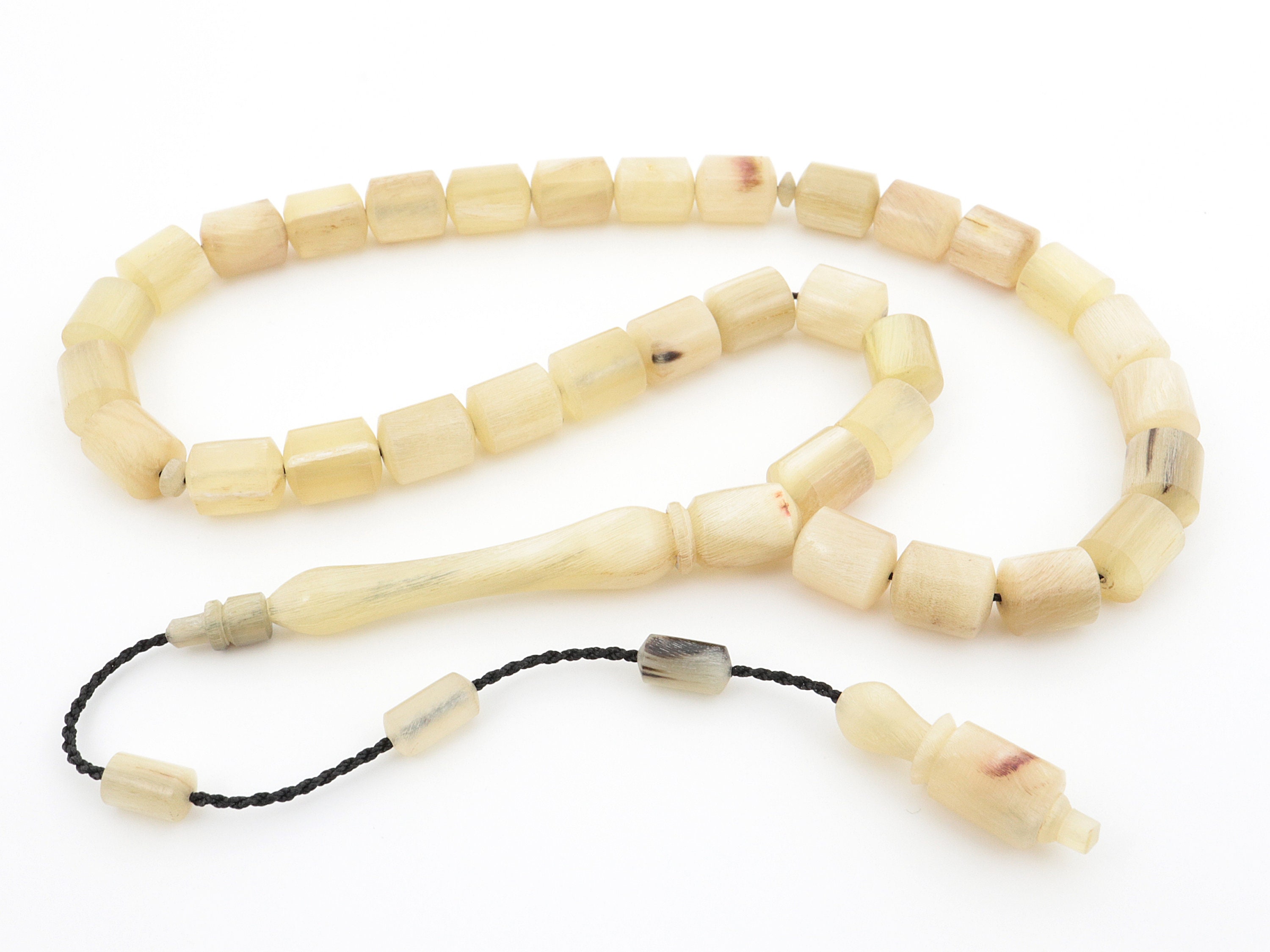 Cylinder Ram Horn 33 Islamic Prayer Beads Misbaha Kombolo From Turkey 303020 Tasbih Tasbeeh Tesbih Rosary