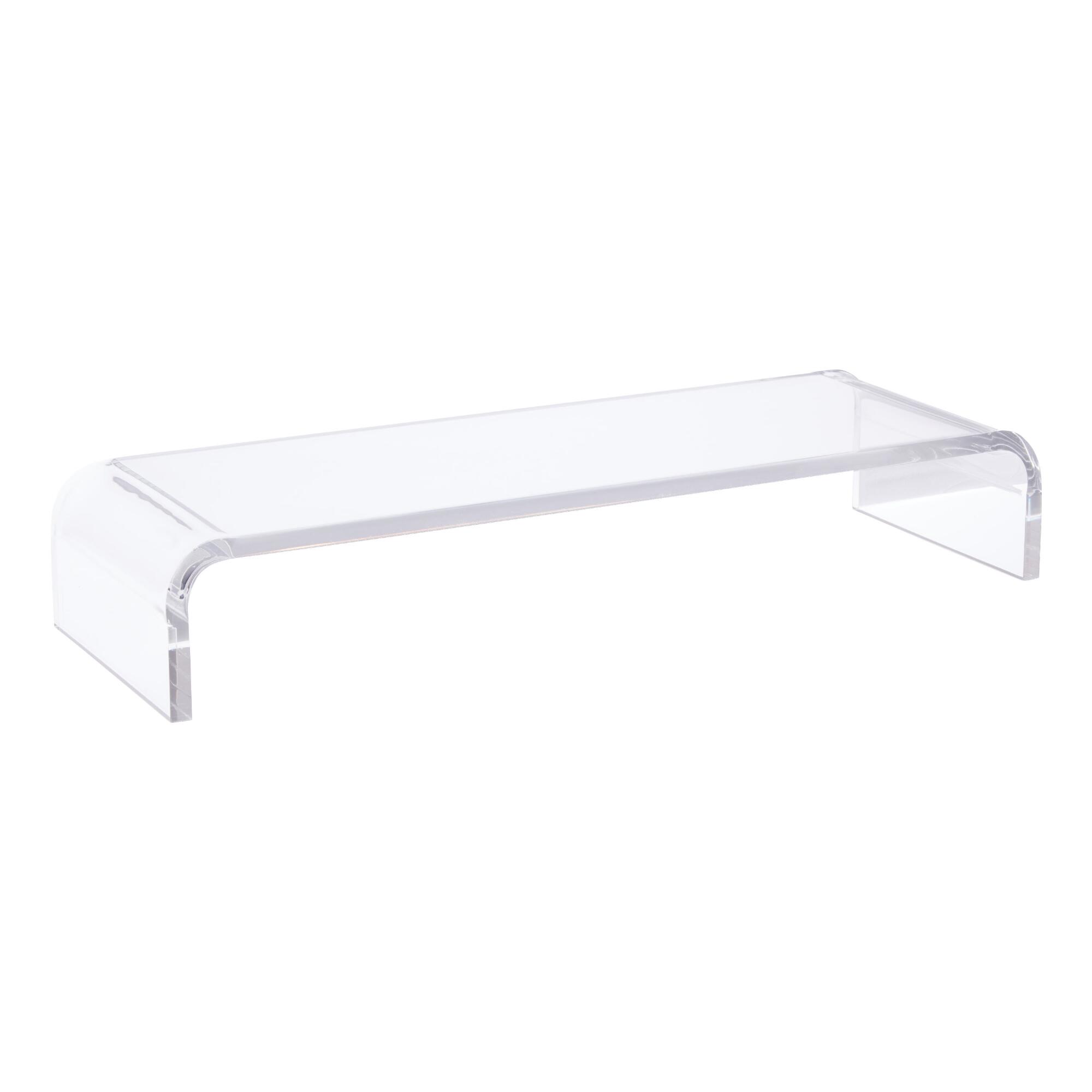 Clear Acrylic Aida Desk Riser Stand by World Market