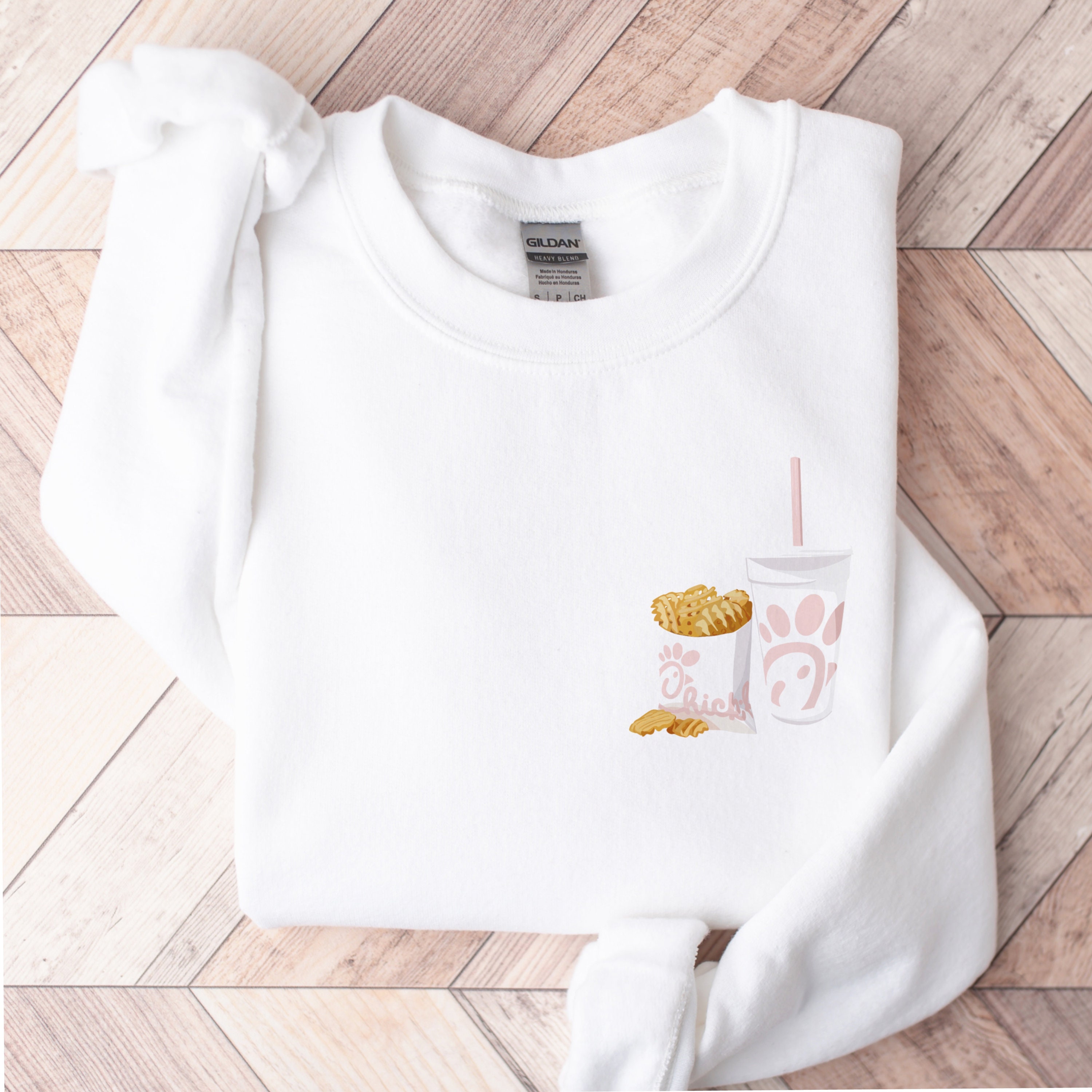 Pink Chickn Unisex Heavy Blend Crewneck Sweatshirt