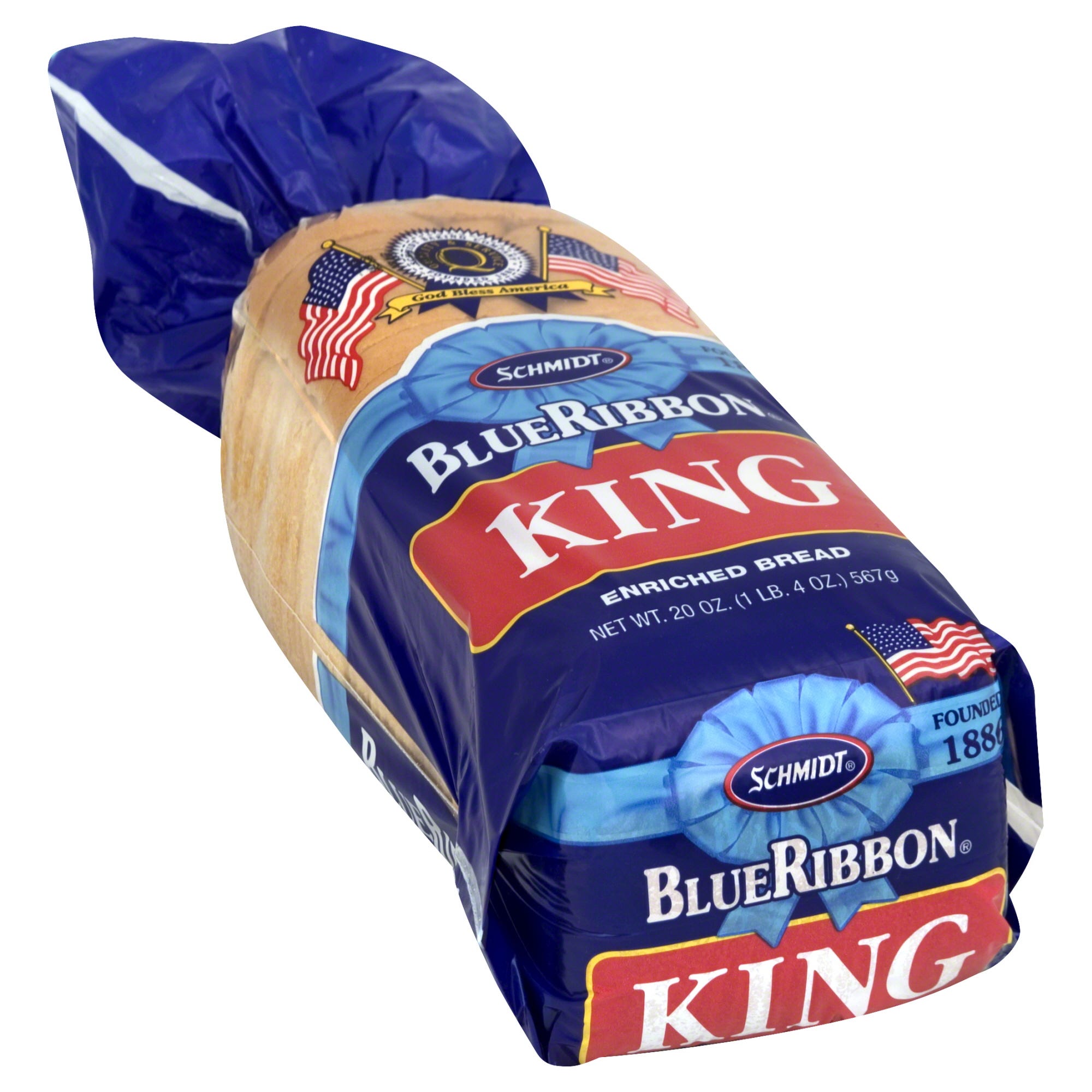Blue Ribbon Bread, Enriched, King - 20 oz