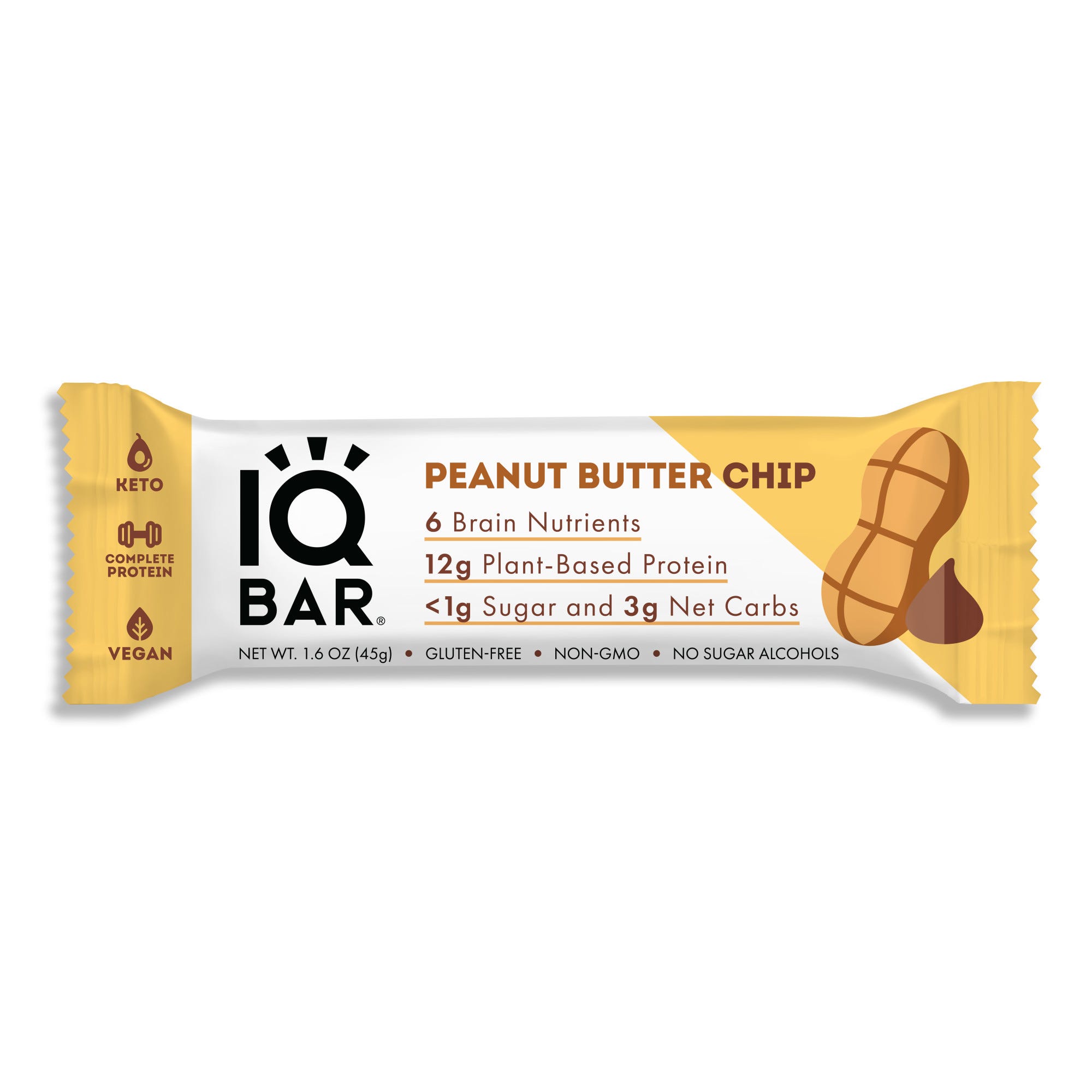IQ Bar, Peanut Butter Chip - 1.6 oz