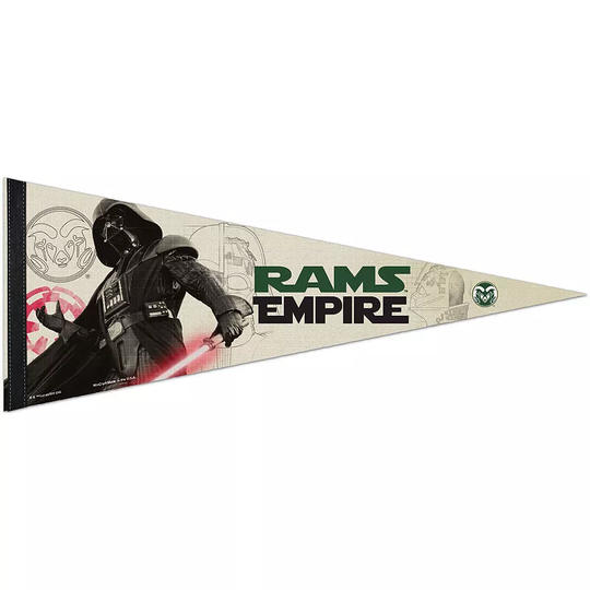 WinCraft Colorado State Rams 12'' x 30'' Star Wars Premium Pennant, Multicolor
