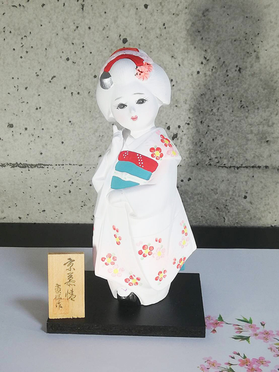 Vintage Traditional Craft Japanese Doll Made in Kyoto