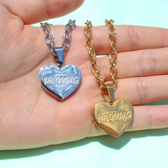 Yhlqmdlg Heart Engraved Necklace