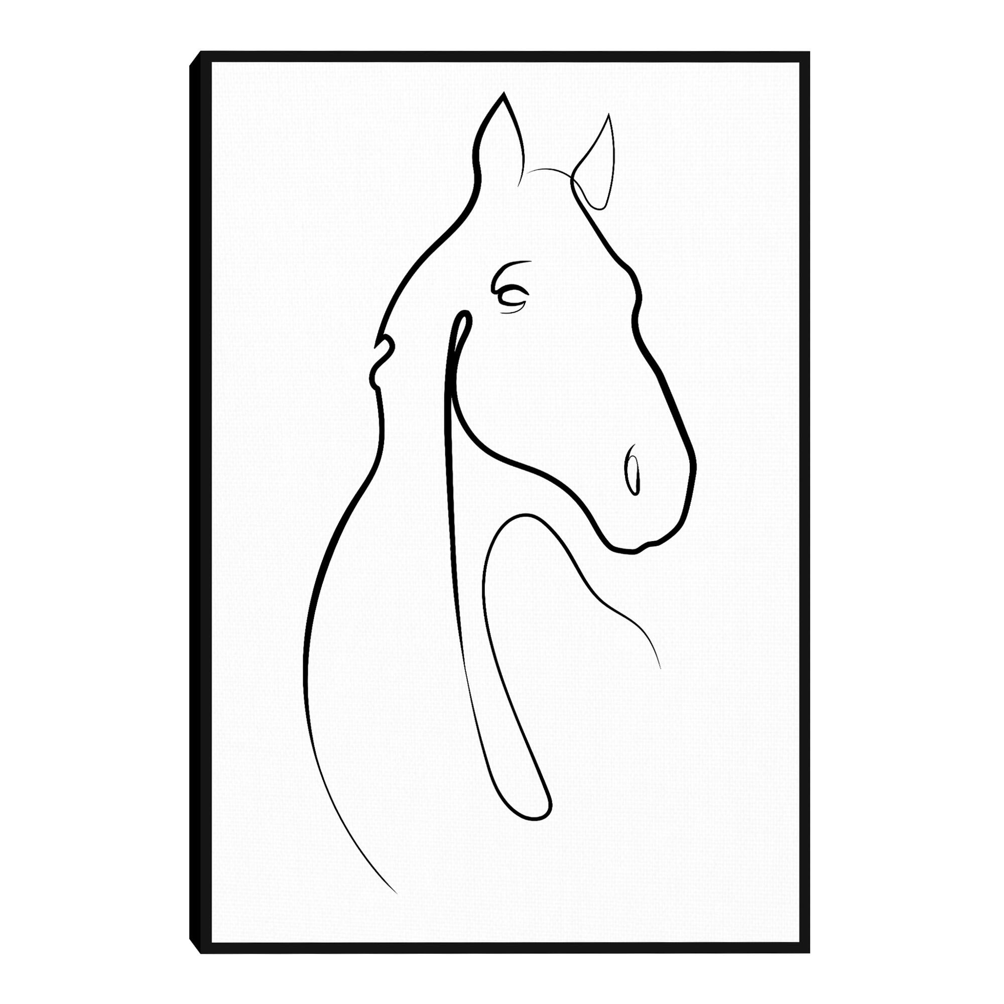 Dakota By Kristine Hegre Framed Canvas Wall Art: Black/White by World Market