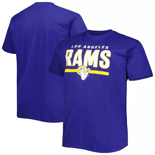 Men's Fanatics Branded Royal Los Angeles Rams Big & Tall Speed & Agility T-Shirt, Size: XLT, Blue