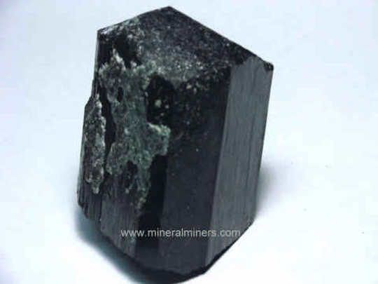 Black Tourmaline Crystal, Small Stone, Negativity Blocker Home Decor Rock, Natural Termination Crystal