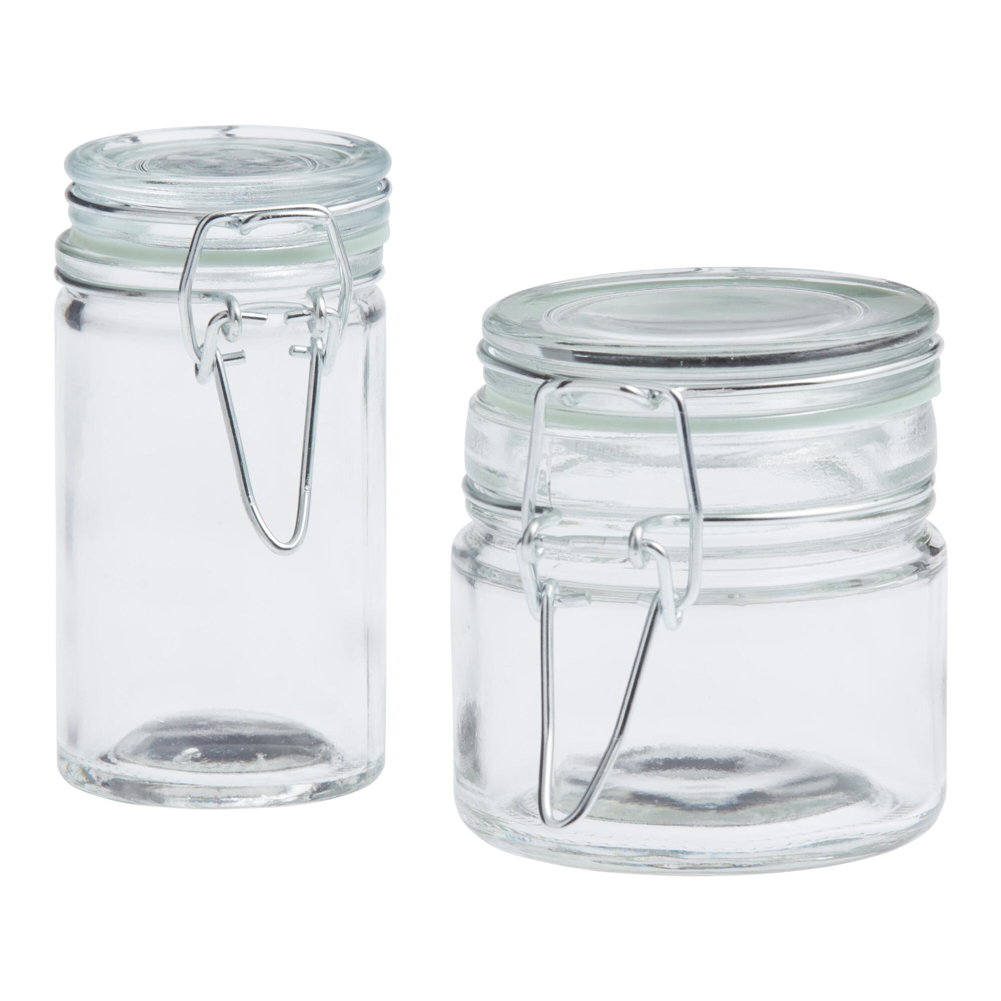 Glass Clamp Lid Spice Jar Sets by World Market